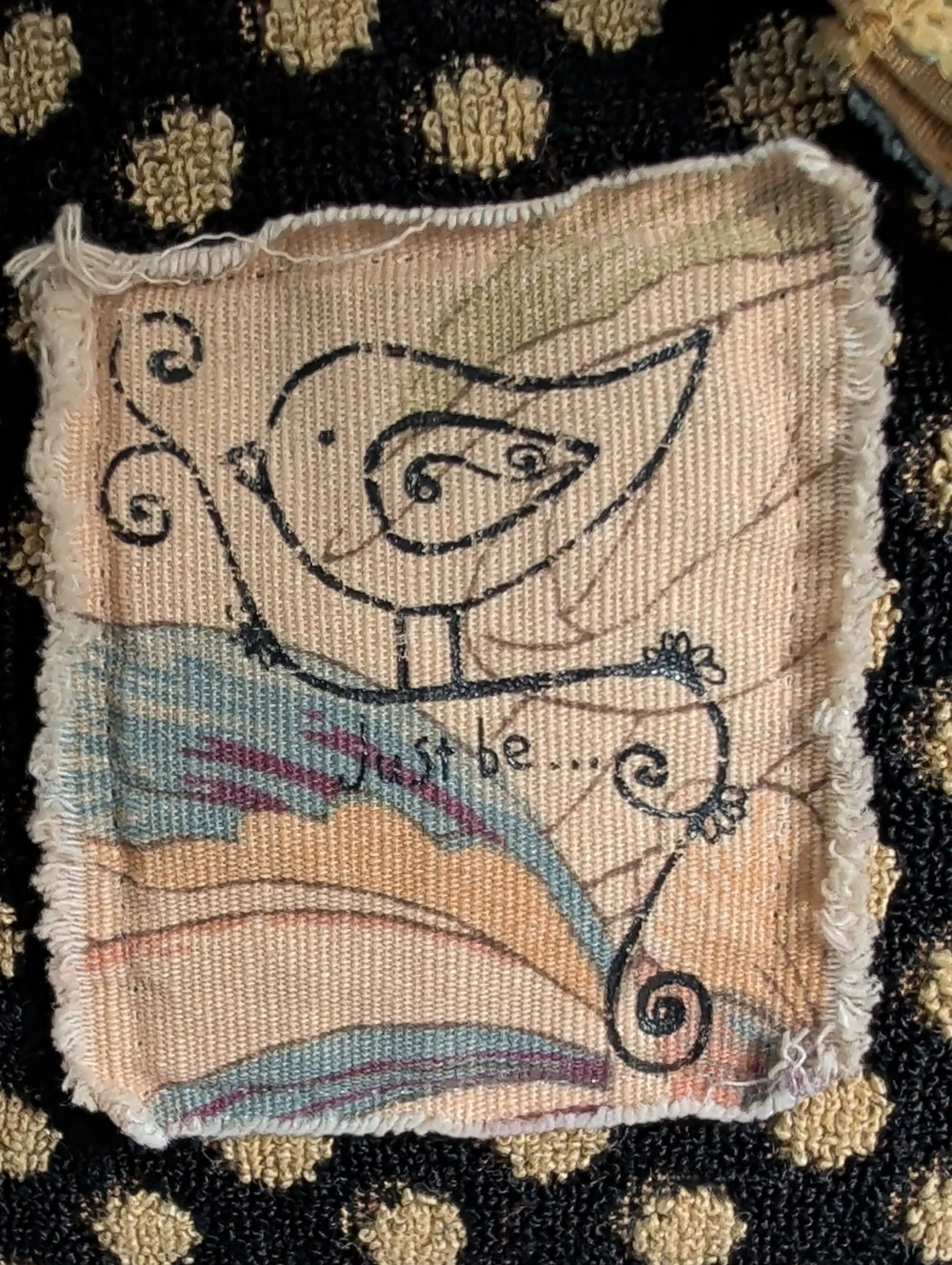 One-of-a-Kind Upcycled Bohemian Tapestry & Velvet Shoulder Bag